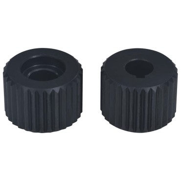 vidaXL Παξιμάδια Φλάντζας για Μηχάνημα Αυλάκωσης Σωλήνων 12 τεμ Ατσάλι