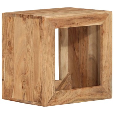 vidaXL Σκαμπό 40x30x40cm από Μασίφ Ξύλο Ακακίας 1 τεμ.