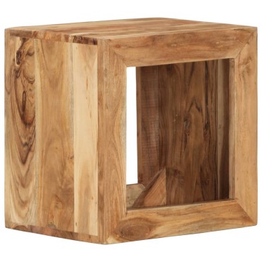 vidaXL Σκαμπό 40x30x40cm από Μασίφ Ξύλο Ακακίας 1 τεμ.