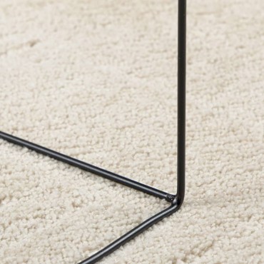 vidaXL Χαλί OVIEDO με Κοντό Πέλος Μπεζ 160x230cm