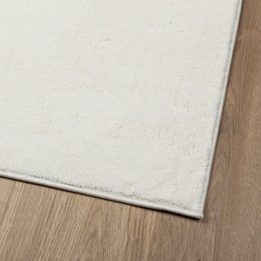 vidaXL Χαλί OVIEDO με Κοντό Πέλος Κρεμ 200x200cm