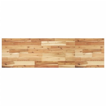 vidaXL Ράφια Κρεμαστά 4 τεμ. 140x40x2cm Φινίρισμα Λαδιού Μασίφ Ακακία