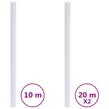 vidaXL Μεμβράνες Παραθύρου Ματ Λευκό από PVC