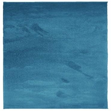 vidaXL Χαλί OVIEDO με Κοντό Πέλος Τιρκουάζ 120x120cm