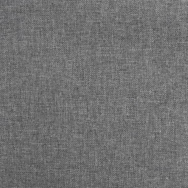 vidaXL Σκαμπό Μπαρ Ανοιχτό Γκρι Υφασμάτινο 48x47x(90-111)cm 1 τεμ.