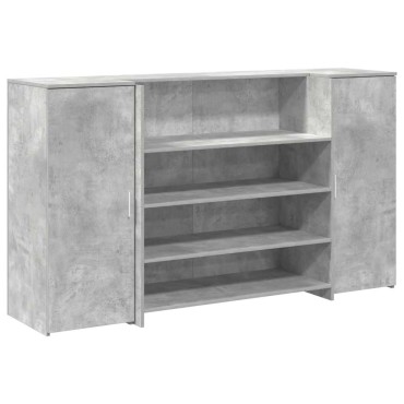 vidaXL Γραφείο υποδοχής 180x50x103,5cm Επεξεργασμένο Ξύλο 1 τεμ.