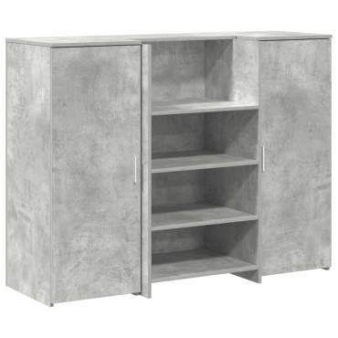 vidaXL Γραφείο υποδοχής 135x50x103,5cm Επεξεργασμένο Ξύλο 1 τεμ.