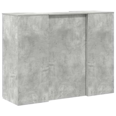 vidaXL Γραφείο υποδοχής 135x50x103,5cm Επεξεργασμένο Ξύλο 1 τεμ.
