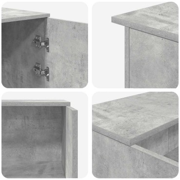 vidaXL Γραφείο υποδοχής 135x50x103,5cm Επεξεργασμένο Ξύλο 1 τεμ.