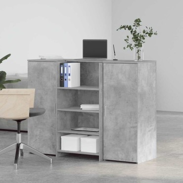 vidaXL Γραφείο υποδοχής 135x50x103,5cm Επεξεργασμένο Ξύλο 1 τεμ.