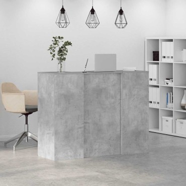 vidaXL Γραφείο υποδοχής 135x50x103,5cm Επεξεργασμένο Ξύλο 1 τεμ.