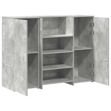 vidaXL Γραφείο υποδοχής 135x50x103,5cm Επεξεργασμένο Ξύλο 1 τεμ.