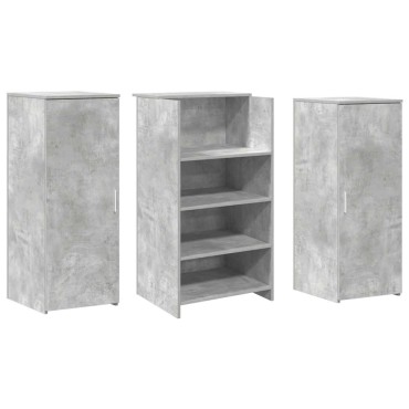 vidaXL Γραφείο υποδοχής 135x50x103,5cm Επεξεργασμένο Ξύλο 1 τεμ.