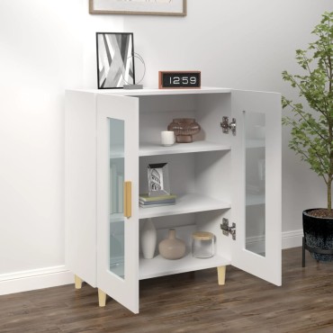 vidaXL Ντουλάπι Λευκό 69,5x34x90cm από Επεξεργασμένο Ξύλο 1 τεμ.