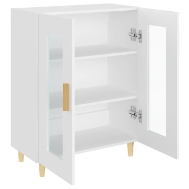 vidaXL Ντουλάπι Λευκό 69,5x34x90cm από Επεξεργασμένο Ξύλο 1 τεμ.