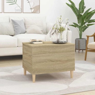 vidaXL Τραπεζάκι Σαλονιού Sonoma Δρυς 60x44,5x45cm Επεξεργασμένο Ξύλο 1 τεμ.