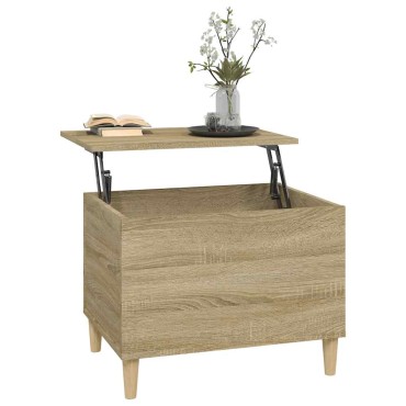 vidaXL Τραπεζάκι Σαλονιού Sonoma Δρυς 60x44,5x45cm Επεξεργασμένο Ξύλο 1 τεμ.
