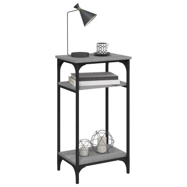 vidaXL Βοηθητικό Τραπέζι Γκρι Sonoma 40x30x75cm Επεξεργασμένο Ξύλο 1 τεμ.