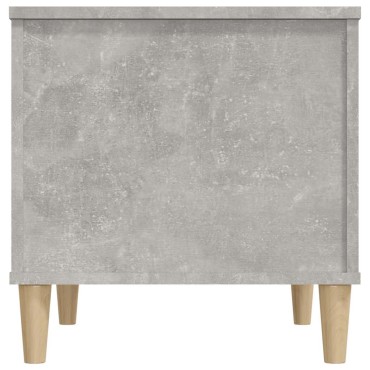 vidaXL Τραπεζάκι Σαλονιού Γκρι Σκυρ. 60x44,5x45cm Επεξεργ. Ξύλο 1 τεμ.