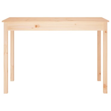 vidaXL Τραπεζαρία 110x55x75cm από Μασίφ Ξύλο Πεύκου 1 τεμ.