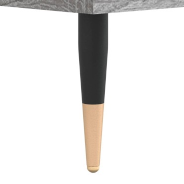 vidaXL Ντουλάπι Γκρι Sonoma 69,5x34x180cm Επεξεργασμένο Ξύλο 1 τεμ.
