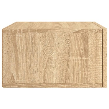 vidaXL Κομοδίνα Επιτοίχια Sonoma Δρυς 35x35x20cm