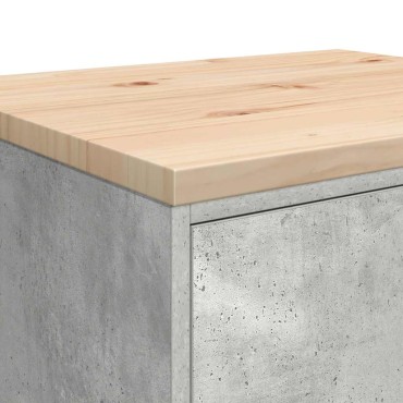 vidaXL ντουλάπι αποθήκευσης γκαράζ 60x51x85 εκ μασίφ ξύλο πεύκο
