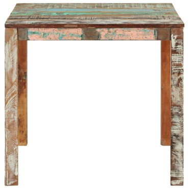 vidaXL Τραπεζαρία 82x80x76cm από Μασίφ Ανακυκλωμένο Ξύλο 1 τεμ.