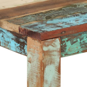 vidaXL Τραπεζαρία 82x80x76cm από Μασίφ Ανακυκλωμένο Ξύλο 1 τεμ.