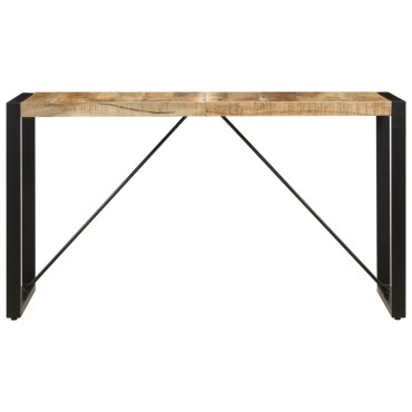 vidaXL Τραπεζαρία 140x70x75cm από Μασίφ Ξύλο Μάνγκο 1 τεμ.