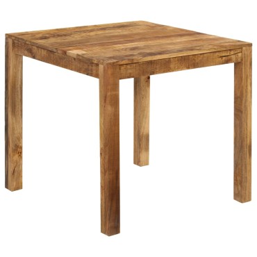 vidaXL Τραπεζαρία 82x80x76cm από Μασίφ Ξύλο Μάνγκο 1 τεμ.