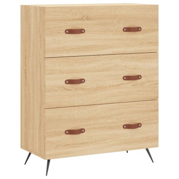 vidaXL Συρταριέρα Sonoma Δρυς 69,5x34x90cm από Επεξεργ. Ξύλο 1 τεμ.