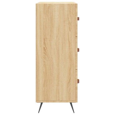vidaXL Συρταριέρα Sonoma Δρυς 69,5x34x90cm από Επεξεργ. Ξύλο 1 τεμ.