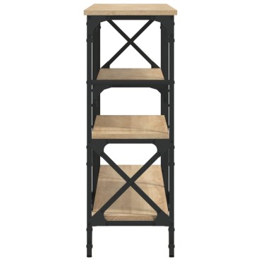 vidaXL Τραπέζι Κονσόλα Sonoma Δρυς 150x29x76,5cm Επεξεργ. Ξύλο 1 τεμ.