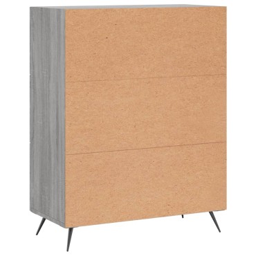vidaXL Συρταριέρα Γκρι Sonoma 69,5x34x90cm από Επεξεργ. Ξύλο 1 τεμ.