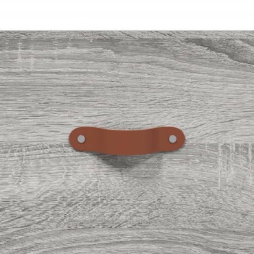 vidaXL Συρταριέρα Γκρι Sonoma 69,5x34x90cm από Επεξεργ. Ξύλο 1 τεμ.