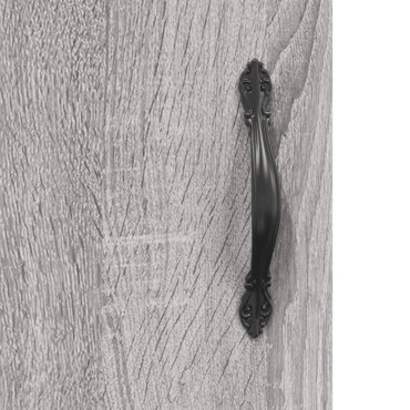vidaXL Μπουφές Sonoma Γκρι 34,5x34x180cm από Επεξεργασμένο Ξύλο 1 τεμ.
