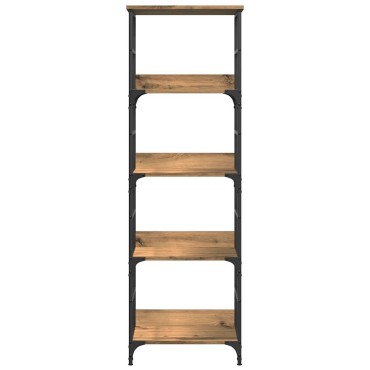 vidaXL Βιβλιοθήκη Τεχνίτης Δρυς 50x33x153cm Επεξεργασμένο Ξύλο 1 τεμ.