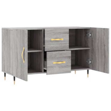 vidaXL Μπουφές Γκρι Sonoma 100x36x60cm από Επεξεργασμένο Ξύλο 1 τεμ.
