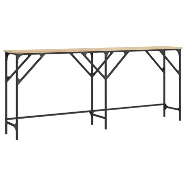 vidaXL Τραπέζι Κονσόλα Sonoma Δρυς 180x29x75cm Επεξεργασμένο Ξύλο 1 τεμ.