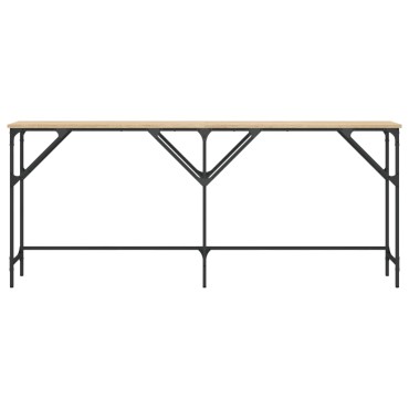 vidaXL Τραπέζι Κονσόλα Sonoma Δρυς 180x29x75cm Επεξεργασμένο Ξύλο 1 τεμ.