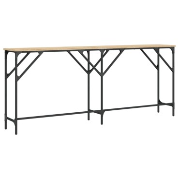 vidaXL Τραπέζι Κονσόλα Sonoma Δρυς 180x29x75cm Επεξεργασμένο Ξύλο 1 τεμ.