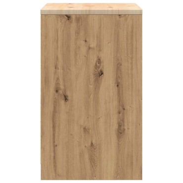 vidaXL ντουλάπι αποθήκευσης γκαράζ 60x51x85 εκ μασίφ ξύλο πεύκο
