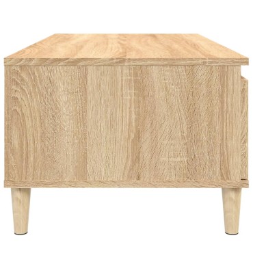 vidaXL Τραπεζάκι Σαλονιού Sonoma Δρυς 90x50x36,5cm Επεξεργασμ. Ξύλο 1 τεμ.