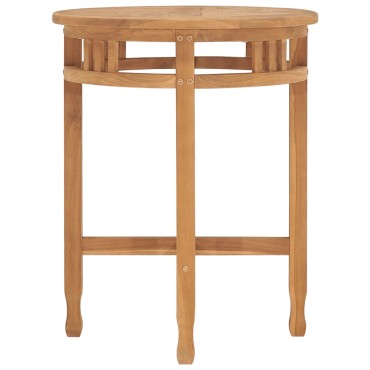 vidaXL Τραπέζι Bistro 60x75,5cm από Μασίφ Ξύλο Teak 1 τεμ.