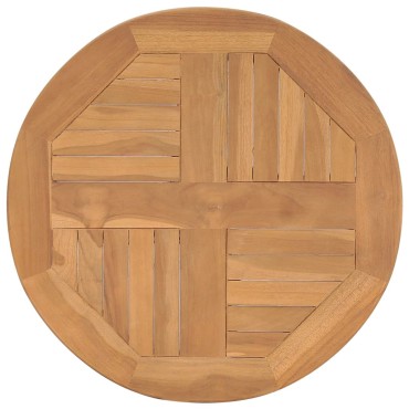 vidaXL Τραπέζι Bistro 60x75,5cm από Μασίφ Ξύλο Teak 1 τεμ.
