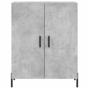 vidaXL Ντουλάπι Γκρι Σκυροδέματος 69,5x34x180cm Επεξεργασμένο Ξύλο 1 τεμ.