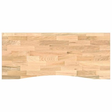 Πάγκος εργασίας vidaXL 140x60x81,5 cm μασίφ ξύλο δρυς