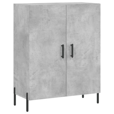 vidaXL Ντουλάπι Γκρι Σκυροδέματος 69,5x34x90cm Επεξεργασμένο Ξύλο 1 τεμ.