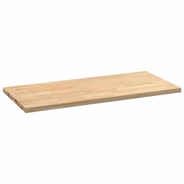 vidaXL πάγκος εργασίας κουζίνας 140x63,5x4cm στερεό δρυς ορθογώνιο